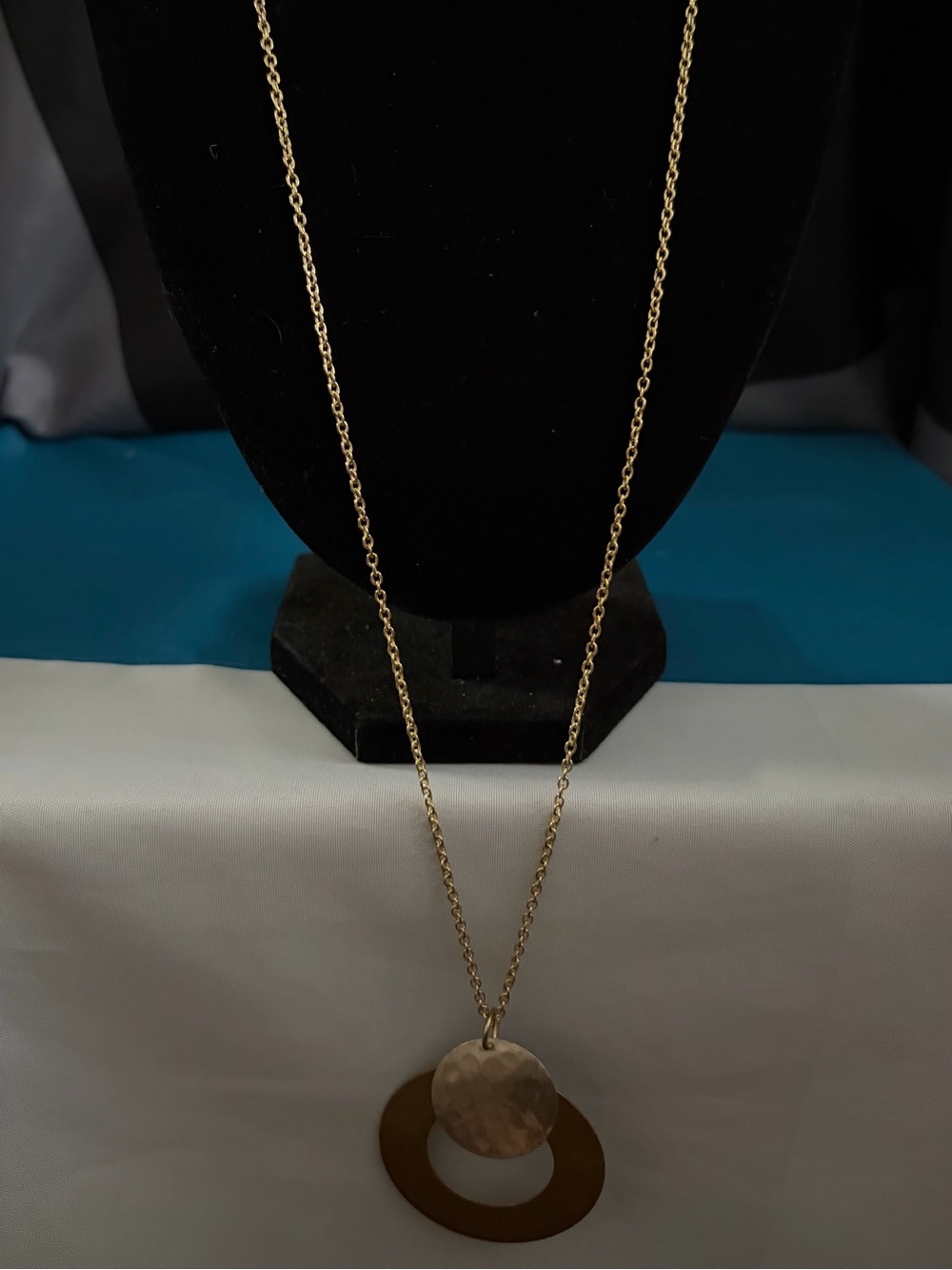 Matr Boomie Vitana Gold Disc Pendant Necklace - Women Jewelry
